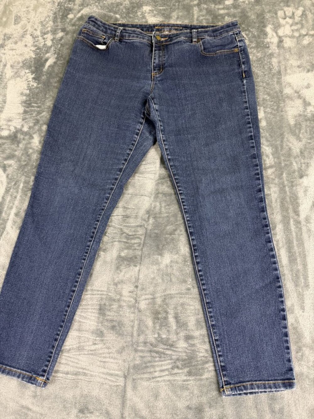 Michael Kors Womens Skinny Jeans Size 14 Medium Wash Classic Style